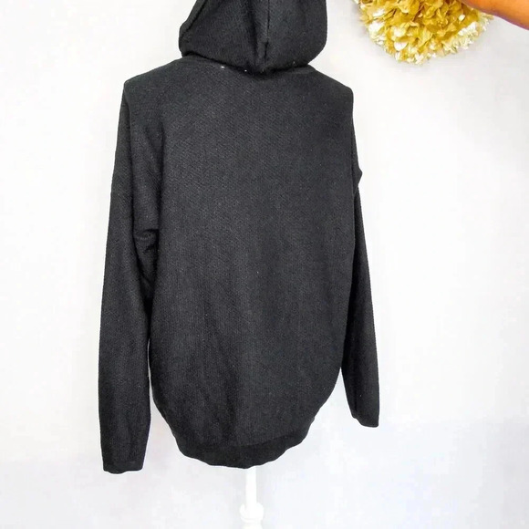 Evolution By Cyrus  Hoodie Sweatshirt Black Long Sleeve Pocket L - Picture 3 of 11